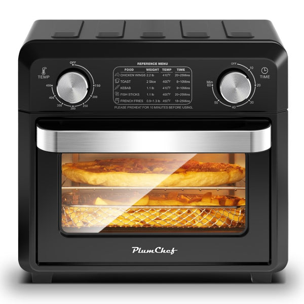 English Elm Same Compact 11Qt Air Fryer Toaster Oven with 8 Functions and 360 Degree Hot Circulation W1002P415279