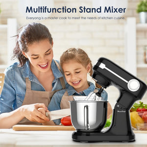 English Elm Plum Chef Tilt-Head Stand Mixer 5.5 Quart 12 Speed with Stainless Bowl and Attachments W1002P525754