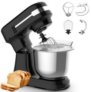 English Elm Plum Chef Tilt-Head Stand Mixer 5.5 Quart 12 Speed with Stainless Bowl and Attachments W1002P525754