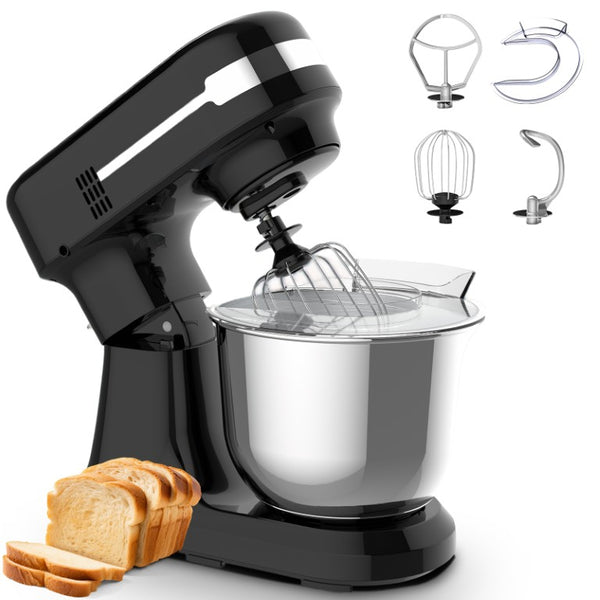 English Elm Plum Chef Tilt-Head Stand Mixer 5.5 Quart 12 Speed with Stainless Bowl and Attachments W1002P525754