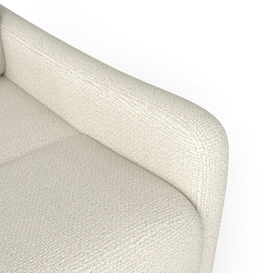 English Elm Manual Swivel Recliner with 360 Rotation Velvet Upholstery Nursery or Living Room Glider Beige W1028P463109