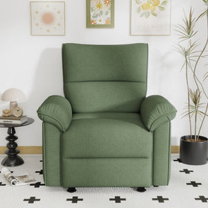 English Elm Wall Hugger Power Recliner Velvet Armchair with USB Charging for Small Spaces W1028S00064
