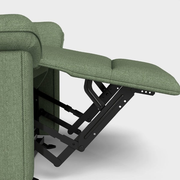 English Elm Wall Hugger Power Recliner Velvet Armchair with USB Charging for Small Spaces W1028S00064