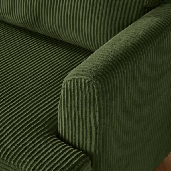 English Elm Modern Corduroy Modular Sectional Sofa Six Seat Convertible Sleeper for Living Room W1097S00168