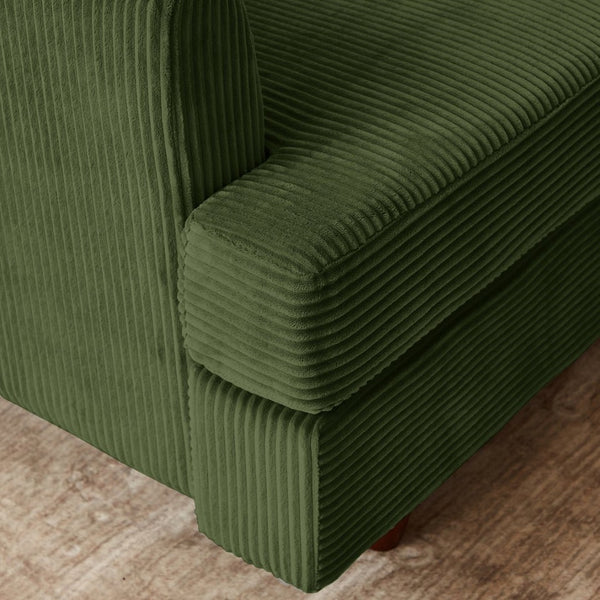English Elm Modern Corduroy Modular Sectional Sofa Six Seat Convertible Sleeper for Living Room W1097S00168