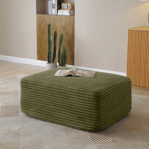 English Elm 105 Inch Modular Cloud Sectional Corduroy Sofa Deep Seat L Shape Living Room Couch W1117S00496