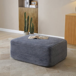 English Elm 105 Inch Modular Cloud Sectional with Deep Corduroy Cushions for Relaxed Living Spaces W1117S00497