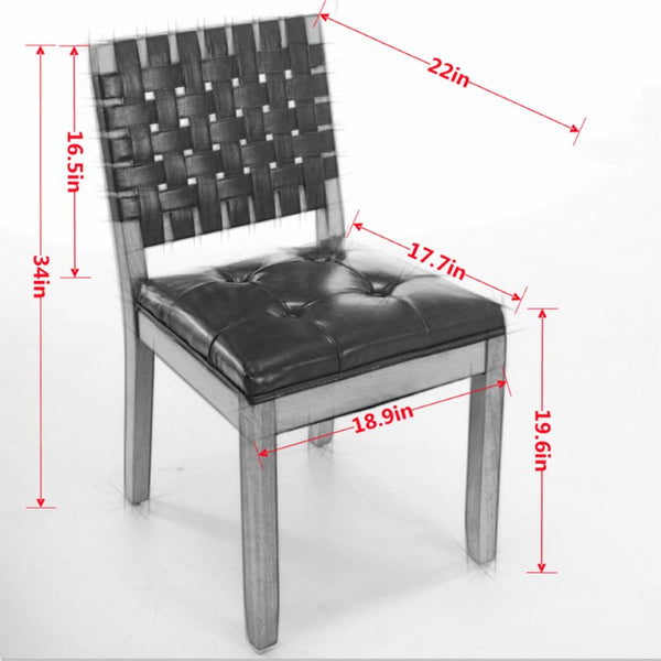 English Elm Upholstered Wingback Dining Armchair with Button Tufting Nailhead Trim Steel Legs Green PU Leather W1143P544312