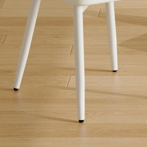 English Elm White Modern Dining Chair with Slim Metal Legs for Kitchen Living Room Restaurant Use W1151P154912