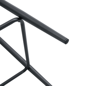 English Elm Modern Pu Leather Quilted Barstool Set of Two with Matte Black Legs for Home Bar W1151P242030