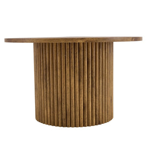 English Elm A Round MDF Coffee Table with Hidden Storage and Roman Column Base for Living Rooms W1151P268654