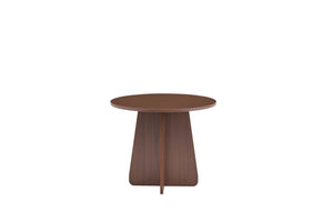 English Elm Retro-style Round Nesting Coffee Tables with Crisscross Base for Mid-century Living Rooms Walnut W1151P421941