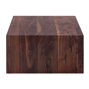 English Elm 39.3*21.7*11.8 Inch MDF Coffee Table with Marble Pattern Laminate Low Profile Living Room Accent Walnut W1151P423232