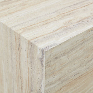 English Elm Elevate Any Living Room with a Low Profile MDF Coffee Table in Light Grain Finish Wood W1151P423236