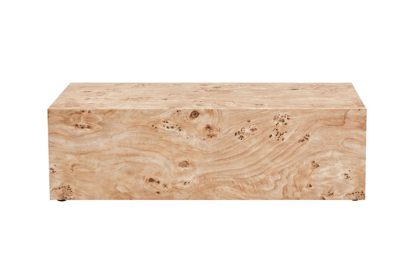 English Elm Natural-Style Wood Grain MDF Coffee Table Wabi-Sabi Low Profile Sofa Side Surface Freely Combine 3 Sizes W1151P454441