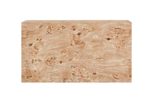 English Elm Natural-Style Wood Grain MDF Coffee Table Wabi-Sabi Low Profile Sofa Side Surface Freely Combine 3 Sizes W1151P454441