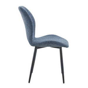 English Elm 4-pack Minimalist Upholstered Dining Chairs with Ergonomic Back and Powder-coated Legs W1151P458013