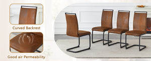 English Elm Table and Chair Set 11 Piece Wood Grain MDF Dining with Suede Fabric Seating W1151S03906
