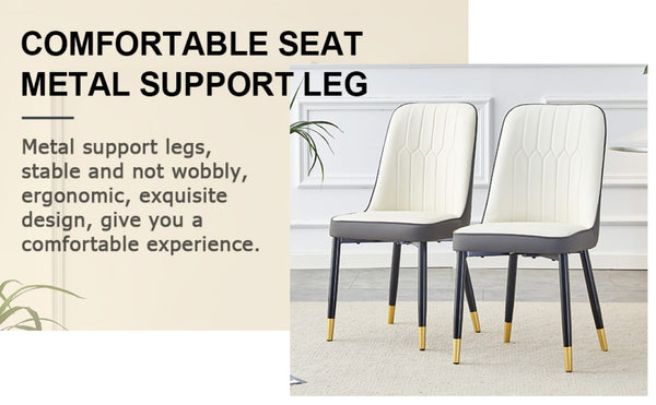 English Elm Table and Chair Set Marble Glass Top Gold Leg Modern Dining for Four W1151S04232