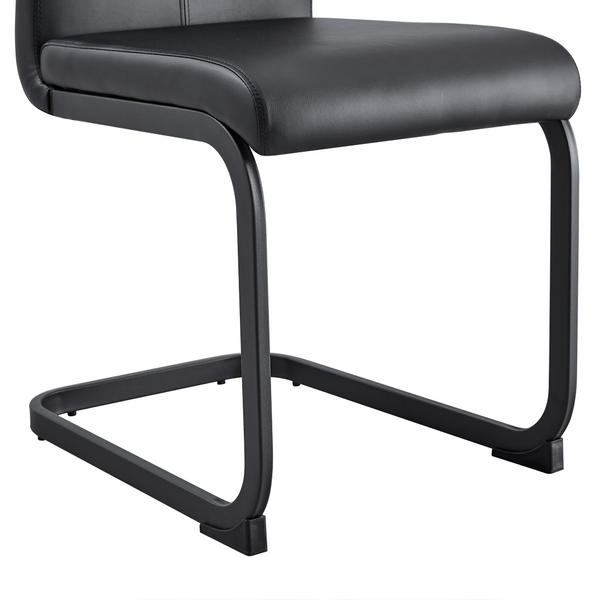English Elm Table and Chair Set Seats Six with Built-in Shelf Black Grain Mdf and Pu Cushioned W1151S04247