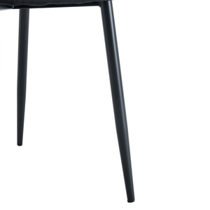 English Elm Table and Chair Set Seats Eight with Storage Shelf Black Grain Mdf Linen Dining W1151S04254
