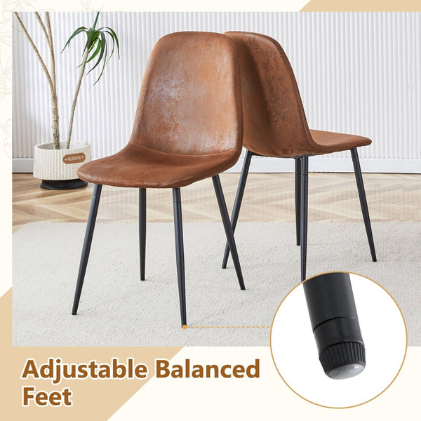 English Elm Table and Chair Set 42 Inch Round Black Mdf with Storage Shelves Suede Seat Dining W1151S04566