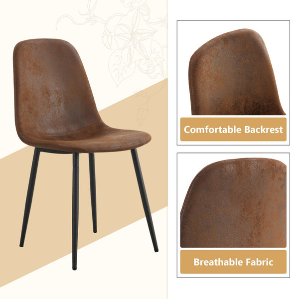 English Elm Table and Chair Set 42 Inch Round Black Mdf with Storage Shelves Suede Seat Dining W1151S04566