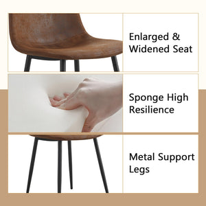 English Elm Table and Chair Set 42 Inch Round Black Mdf with Storage Shelves Suede Seat Dining W1151S04566