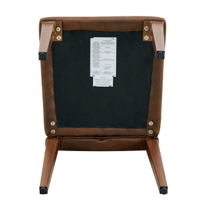 English Elm Table and Chair Set Round Mdf Black Top with Storage Shelves Tufted Suede Seats W1151S04584