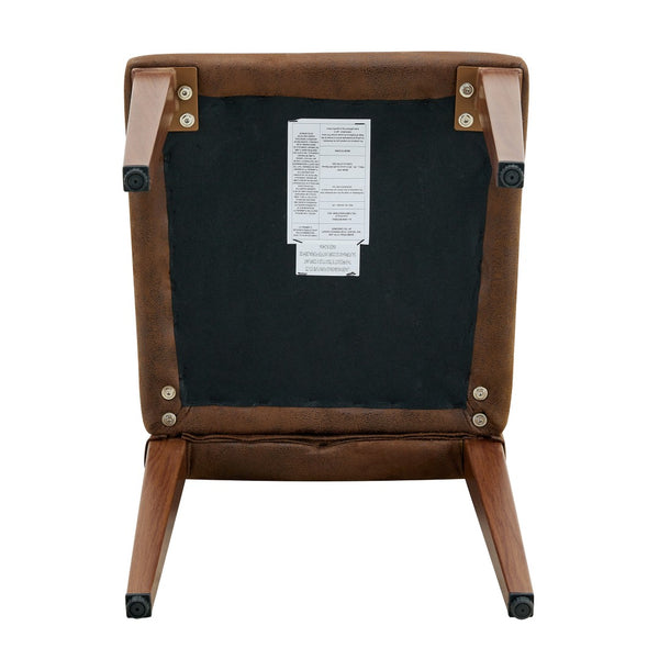 English Elm Table and Chair Set Round Mdf Black Top with Storage Shelves Tufted Suede Seats W1151S04584