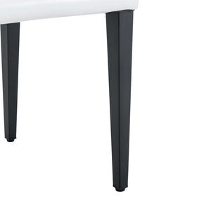 English Elm Table and Chair Set 7 Piece Industrial Walnut Mdf Top X Frame Dining Room Walnut+Black, White W1151S04937