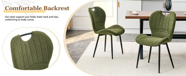 English Elm Table and Chair Set Square Tempered Glass Top Pedestal Base with 4 Olive Fabric Seats W1151S04957