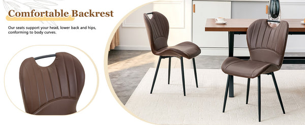 English Elm Table and Chair Set Square Tempered Glass Top Black Metal Pedestal Base 5 Piece Brown W1151S04961