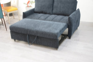 English Elm Futon Velvet Sleeper Sofa with Usb Port and Adjustable Backrest for Studio Living W1183P253021