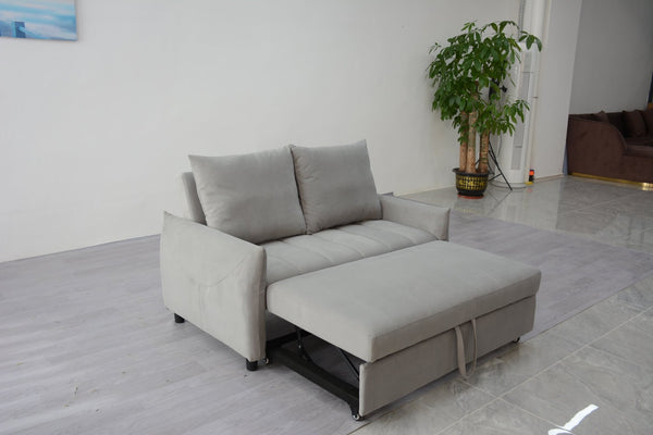 English Elm Affordable Velvet Pull-out Sleeper Sofa with Usb Port for Guest Rooms W1183P428441
