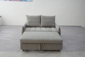 English Elm Affordable Velvet Pull-out Sleeper Sofa with Usb Port for Guest Rooms W1183P428441
