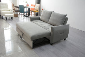 English Elm Affordable Velvet Pull-out Sleeper Sofa with Usb Port for Guest Rooms W1183P428441