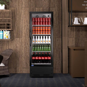 English Elm 16.5 Cu Ft Commercial Reach-In Refrigerator with LED Display Lighting for Bars W1192P222715