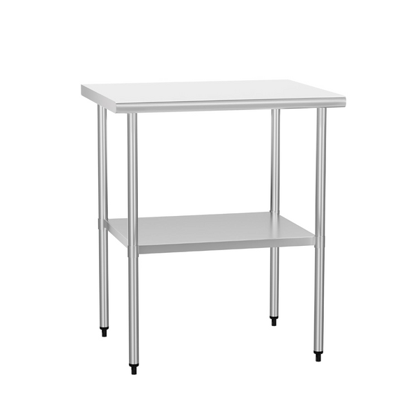 English Elm Stainless Steel Nsf Prep Table with Adjustable Undershelves for Commercial Use W1192P326234