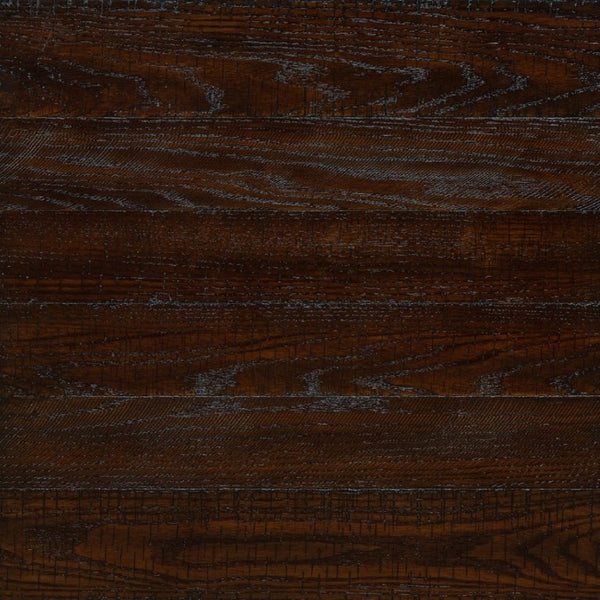 English Elm 24.8 Inch Farmhouse Square End Table Two Tier Open Shelf Carved Legs Espresso Finish W1202P426204
