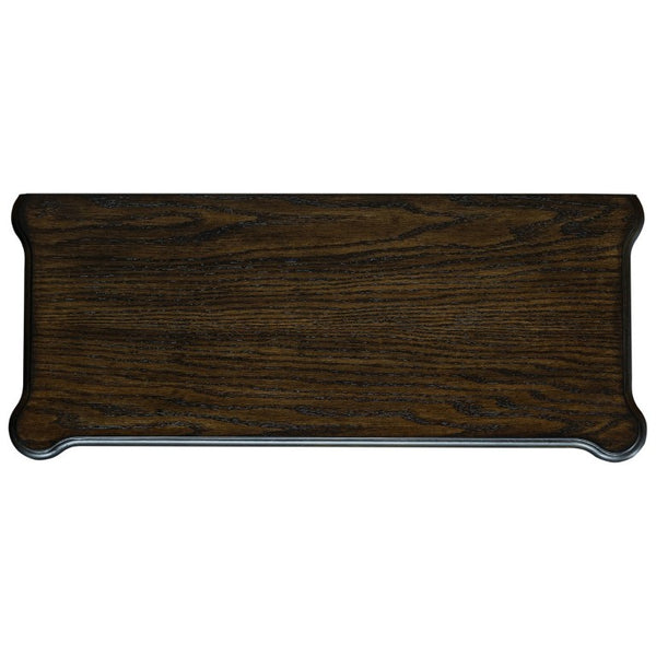 English Elm Farmhouse Oak Veneer 4 Drawer Narrow Dresser with Pine Legs for Bedroom or Hallway W1202P484714