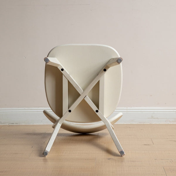 English Elm (set of 2) Solid Oak Dining Chairs Fas Grade Ergonomic Curved Back Modern Farmhouse White W1283P536077