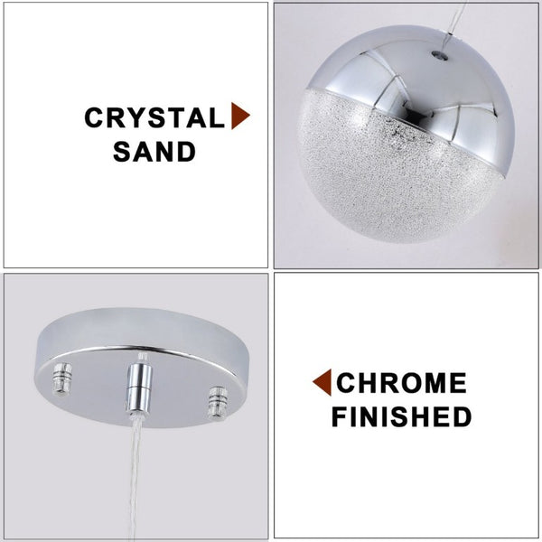 English Elm Pendant Globe Lights Set of Three Matte Metal Mid-Century Dimmable Kitchen Island W1340102276