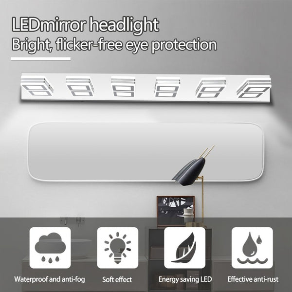 English Elm Led Vanity Light Six Globe Chrome Bar Fixture Bathroom Mirror Bright Modern W1340103890
