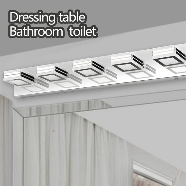 English Elm Led Vanity Light Six Globe Chrome Bar Fixture Bathroom Mirror Bright Modern W1340103890