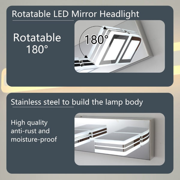 English Elm Led Vanity Light Six Globe Chrome Bar Fixture Bathroom Mirror Bright Modern W1340103890