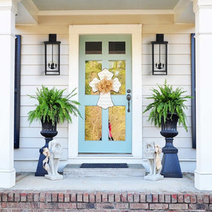 English Elm 4-Light Outdoor Wall Sconce Wrought Iron Lantern with Frosted Glass Farmhouse Porch W1340119953