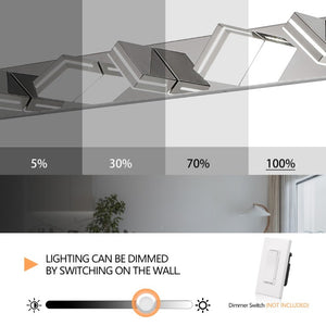 English Elm Modern Chrome Eight Head LED Vanity Bar Light for Bathroom Mirror Illumination W1340P248804