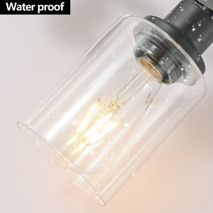 English Elm 10 Light Matte Vanity Bar Wide Wall Fixture with Clear Glass Shades for Modern Bathrooms Black W1340P310785
