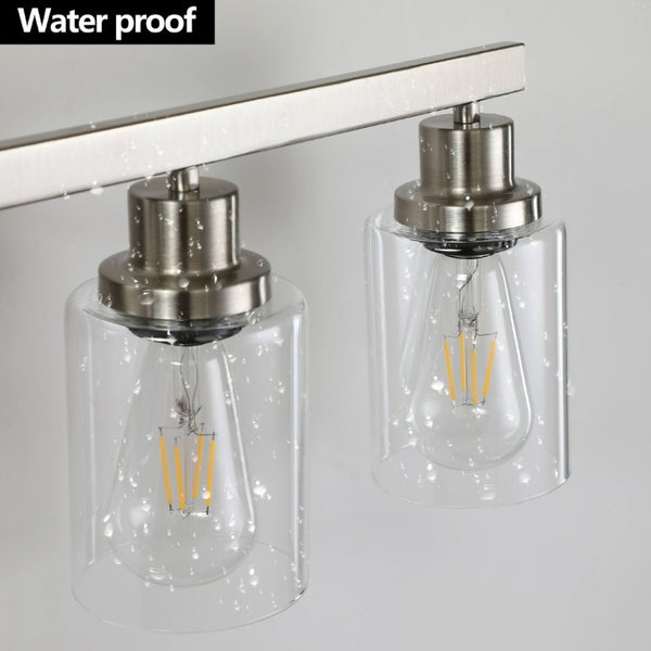 English Elm 10 Light Matte Vanity Bar Wide Wall Fixture with Clear Glass Shades for Modern Bathrooms Chrome W1340P310786